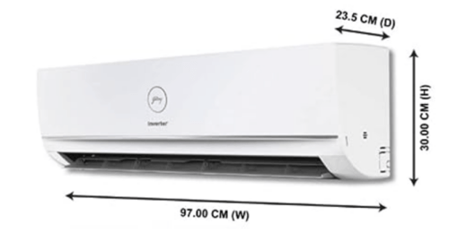 Godrej 1.5 Ton 3 Star Inverter Split AC (AC 1.5T SIC 18TTC3-WWA, White) - Image 2